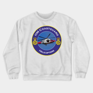 HM Coastguard search and rescue Helicopter, Crewneck Sweatshirt